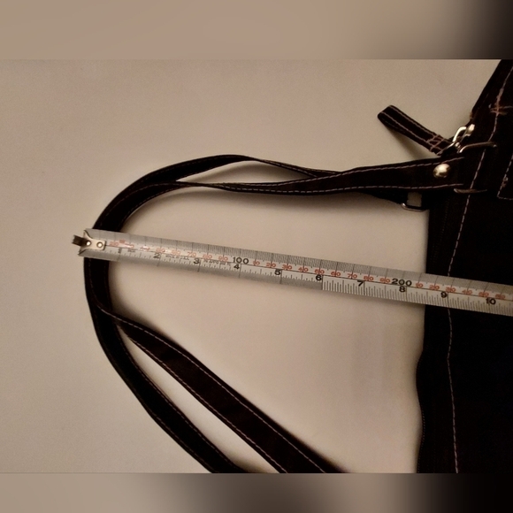 Vintage* 80s Carroll Ried Black Nylon Handbag/Purse - Picture 15 of 16